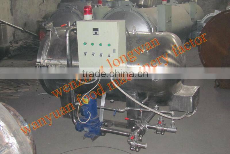 food processing autoclave sterilizer autoclave for sea food in tin can