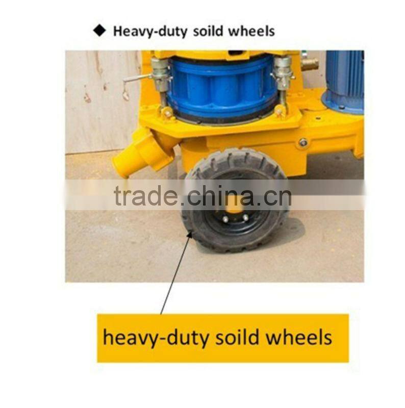 GZ-9 output 9m3/h diesel drive dry mix shotcrete machine
