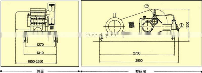 Good Construction Helper GEC Brand Concrete Grout Mixer Pump