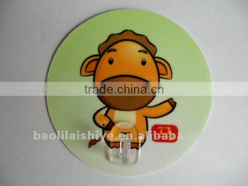 fashion colorful silicone traceless hook