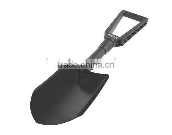 Ridged Plastic Folding Garden Spade Soil Snow Shovel Camping New