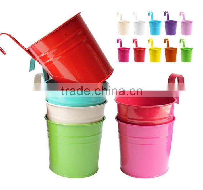 Galvanized Floral Bucket