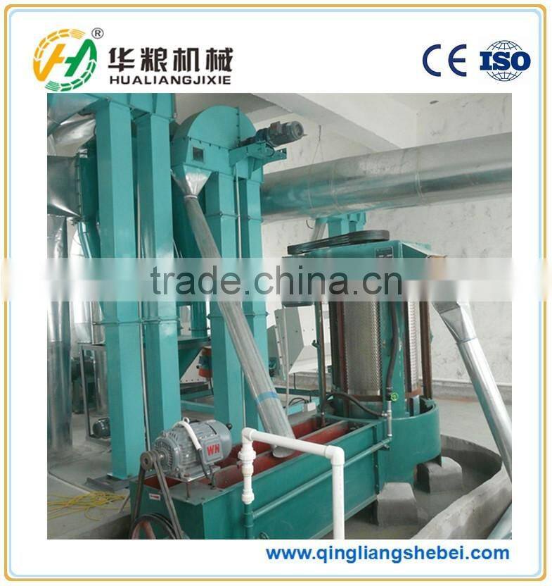 horizontal wheat maize destoner washing machine for flour mill machine