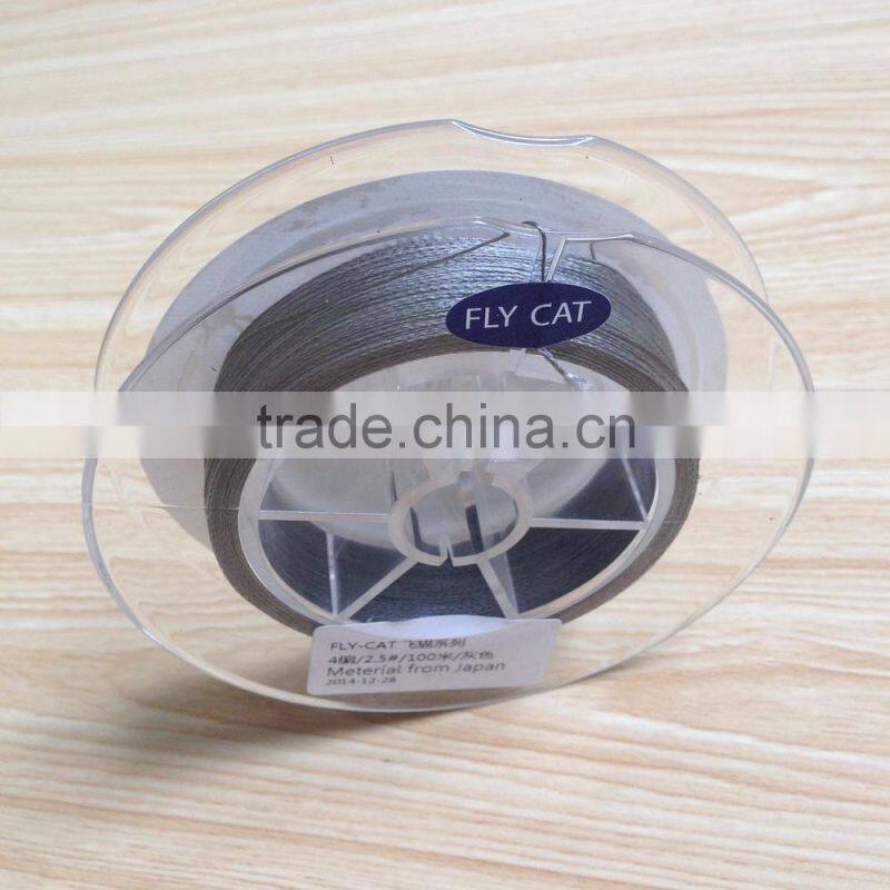 8 strands of pe braided fishing line 12 connected spools