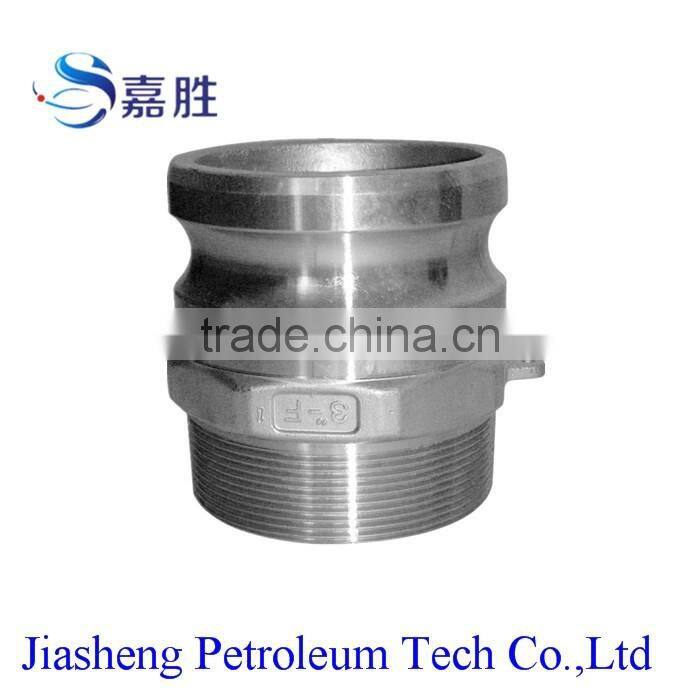 Stainless Steel Camlock Quick Coupler Type F with External Thread