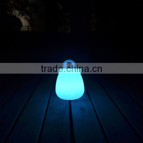 battery operate color changing LED desk decoration light modern table lamp