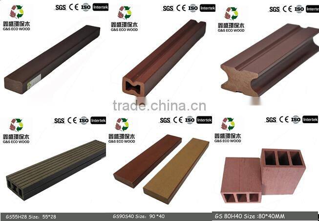 2015 Outdoor WPC Popular decking from China wpc marine decking with high quality