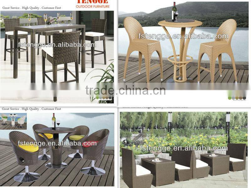 Stackable Rattan Restaurant Bar Chair Style