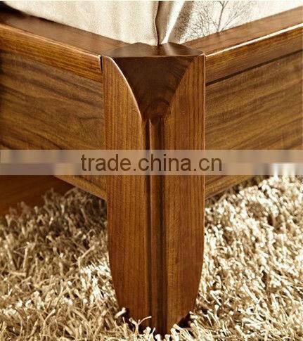 Morden Timber Bedroom Set Furniture,Full Solid Wood Bed W Night Stand/ 6 Door Wardrobe/Dresser With Mirror/ Stool