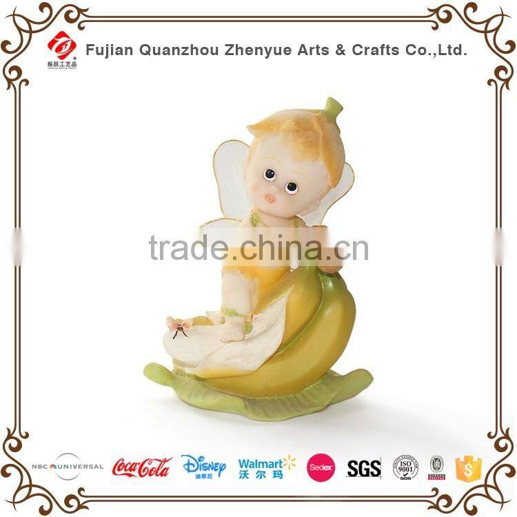 2016 polyresin material decorative music angels