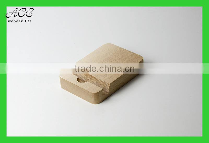 Wooden phone/tablet holder