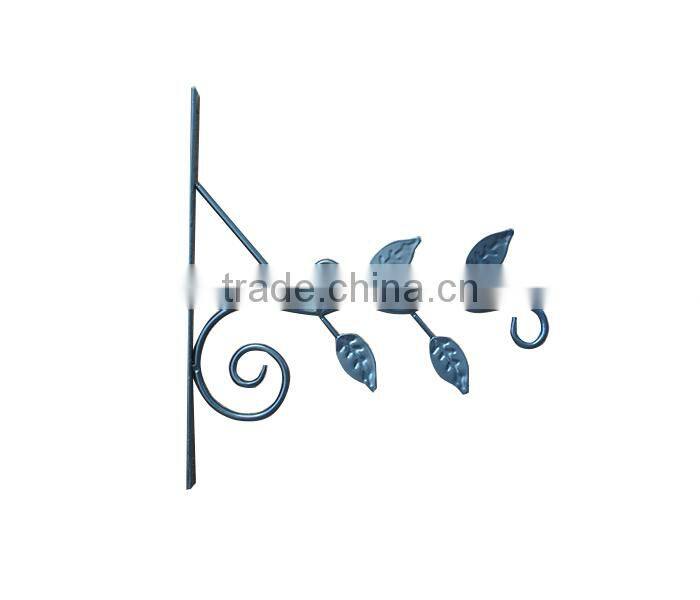 Metal Leaf Shape Cast Iron Basket Hanger Flower stand