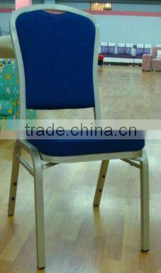 Velvet stacking chair for ding with mould seat cushion FD-862-2