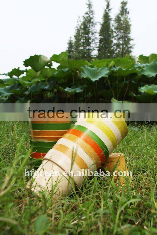 degradbale bamboo fiber flower pots