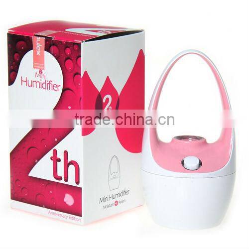 Supply creative fashion usb mini flower basket shape humidifier
