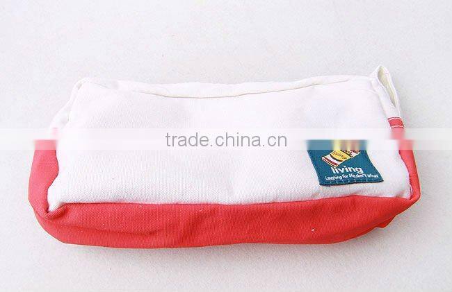 Supply fashion cute canva pen bag storage bag