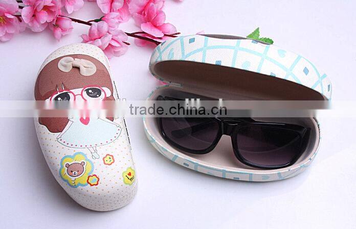 Supply fashion cute girl pattern Glasses case