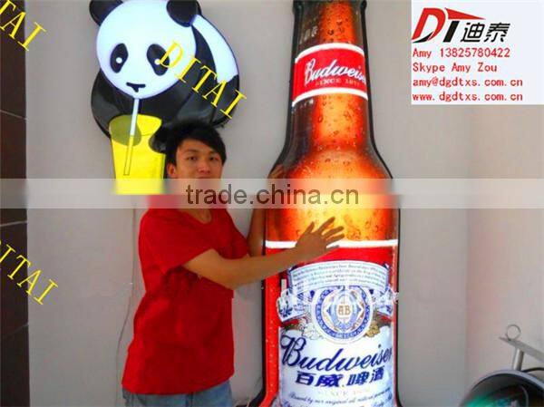 OEM design vacuum forming large display bottle