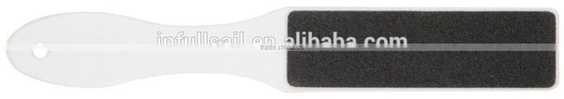 Sandpaper foot file with plastic handle,pedicure foot file,smoother foot file