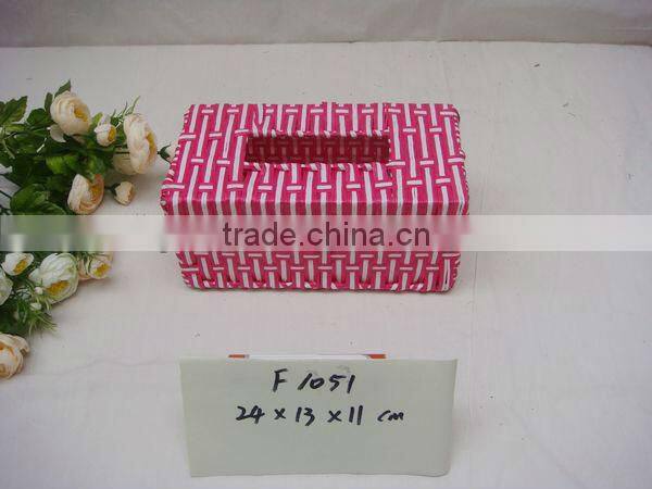 Exquisite wicker napkin box