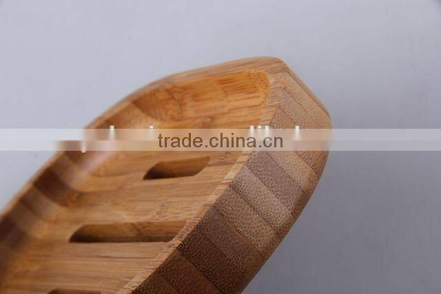 oval bamboo soap box