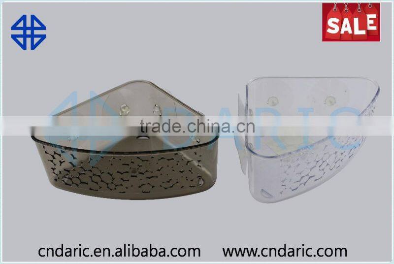 Bathroom Plastic Corner Tray with stone design