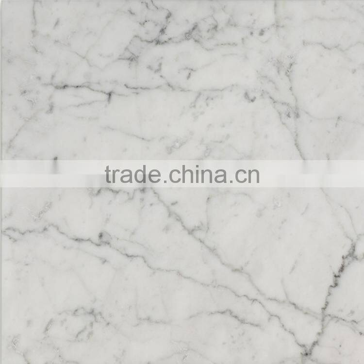 Factory direct sale durable natural stone sizes-all thickness white marble tile