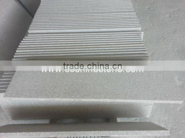 Rust yellow G682 bush hammered step