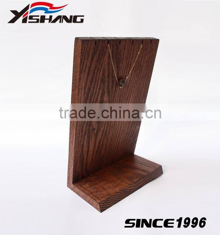 Fashion custom wood glass jewelry display