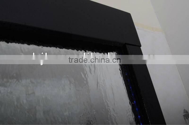 bamboo etched glass home decoration waterfall