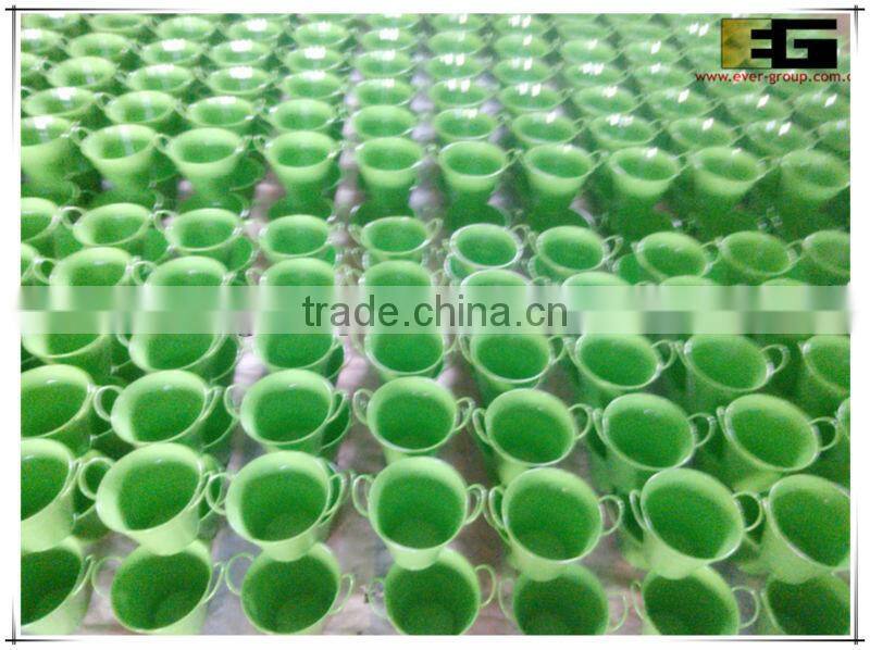 MultiColor Home Decoration Metal Bucket Garden Planters Flower Pot