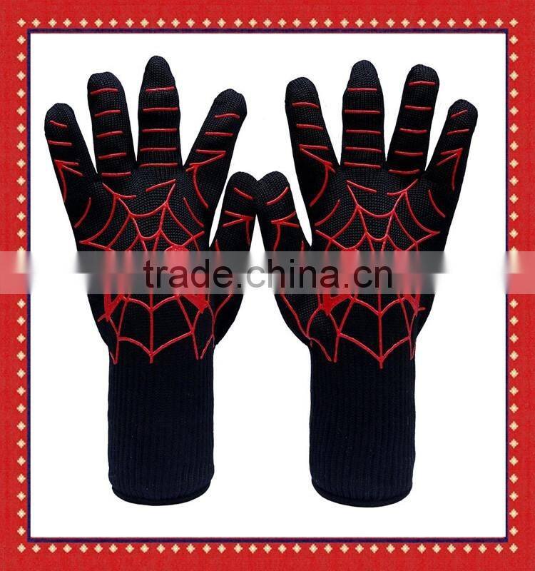 932F Extreme Heat Resistant BBQ Gloves ,Cooking Gloves,Protective Gloves For Oven And Barbecue