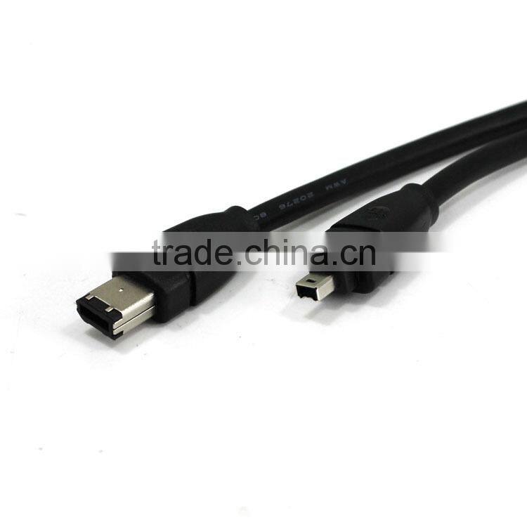 Factory price of Good quality 1394 6pin to 1394 4pin cable OEM service H