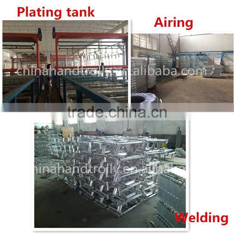 two wheel convertible aluminum hand trolley