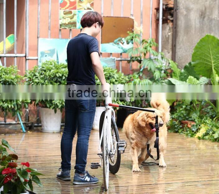 Bicycle walking dog retractor,Stretchable bicycle dog leash