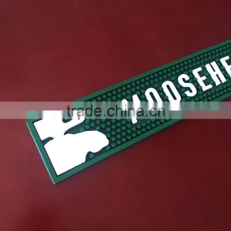 Custom trendy spft pvc beer bar mat
