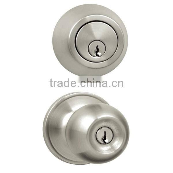 Stainless Steel More security Combo lock, dead bolt with knob lock, wooden door lock set