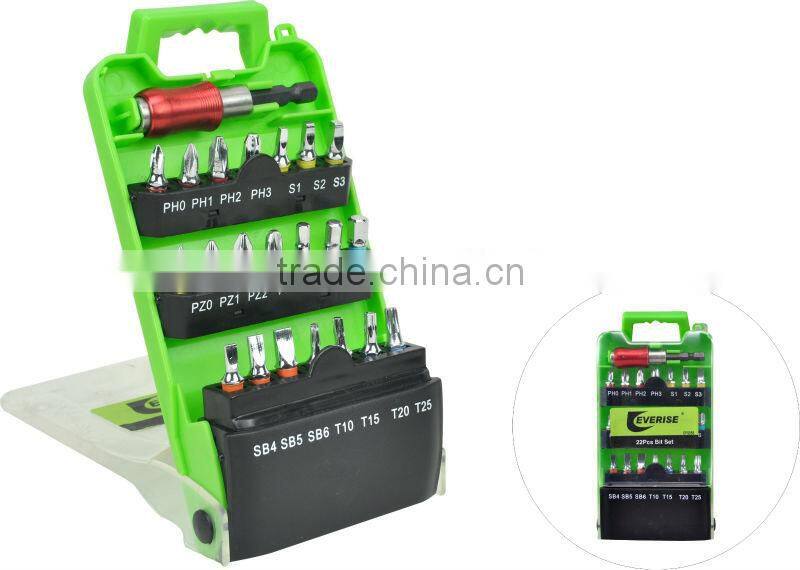 22pcs helpful screwdriver bit set with diamond bit