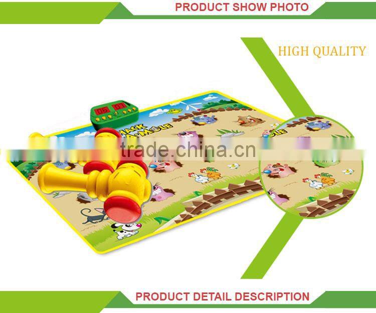 Hot sale kids play plastic hammer game hamster toys