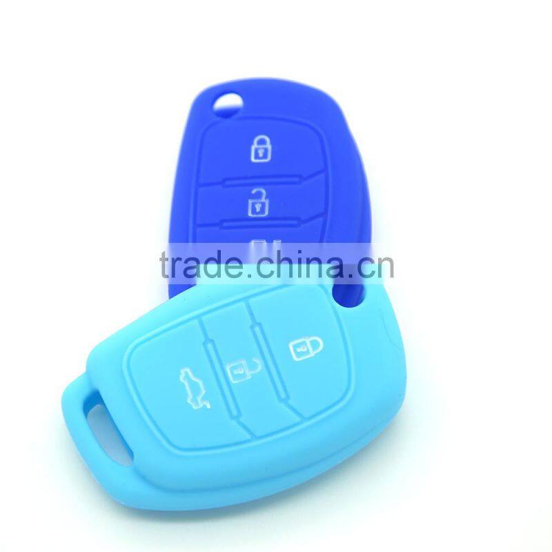 Popular China manufacturer cheap silicone car key protector for Hyundai