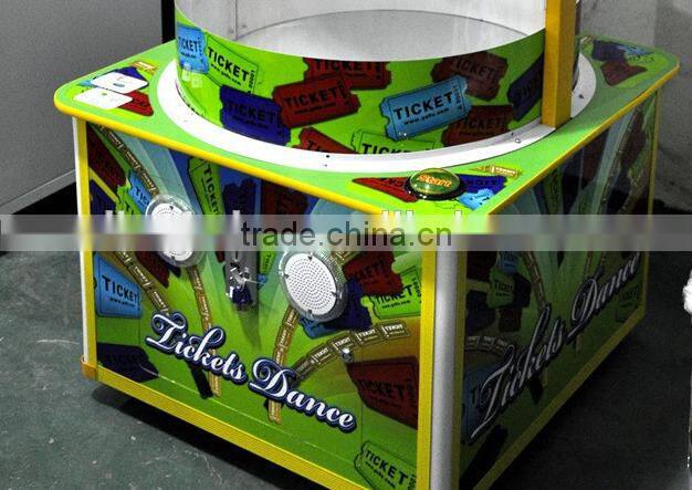 Ticket Dance redemption game machine for sale