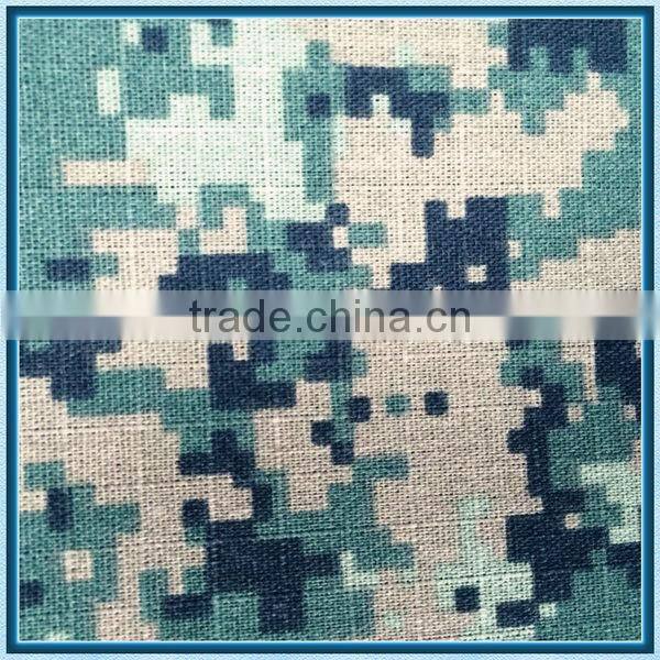 Cheap camouflage cvc fabric/Printed fabric for military uniform/tent/bag