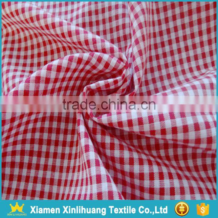 Hot Selling Fashion 40S*40S 100 Cotton Yarn Dyed Woven Shirts Fabric