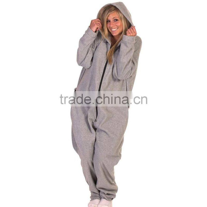 100%cotton xxxl onesie for men plain colour adult onesie pajamas