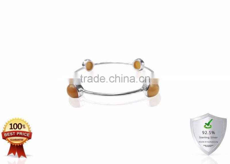 Sterling Silver Bracelets With Moonstone Gemstone