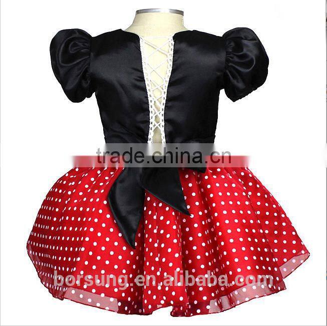 Fashion Cartoon Mouse Costume With Ears and Mini Skirt Easter Outfits New Model Children Girl Halloween Cosplay Fancy Dress