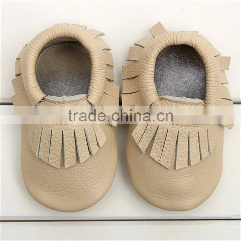 New Baby Tassel Soft Sole PU Leather Shoes Toddler Moccasin 0-24 Months