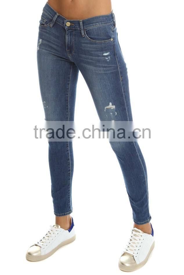new arrival scratch jeans women ,skinny scratch jeans,blue scratch jeans supplier