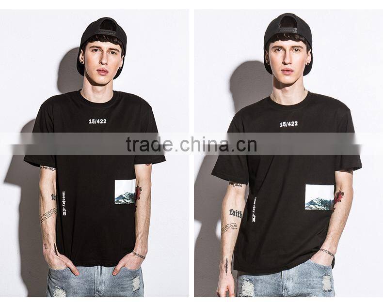 2017 summer fashion latest t shirts for boys dry fit t shirt with printing