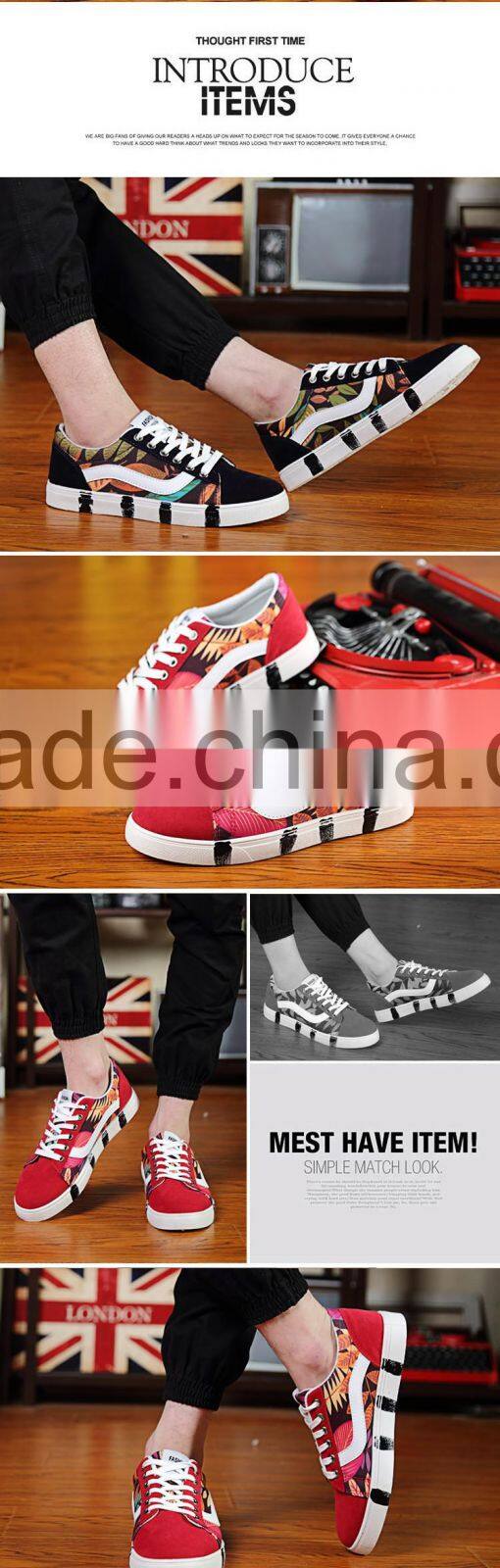 2016 New Desginer Trendy Shoes,Fashion Canvas Men Shoes